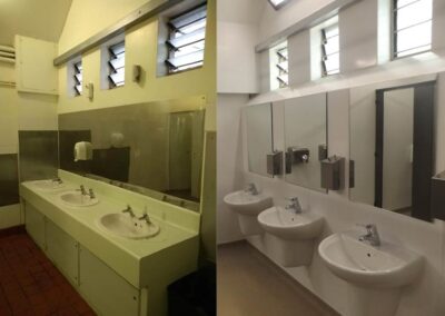Before and After - Sinks