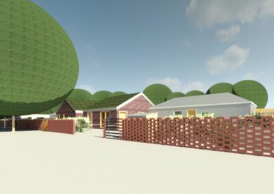 3D View 2 - Pool Court